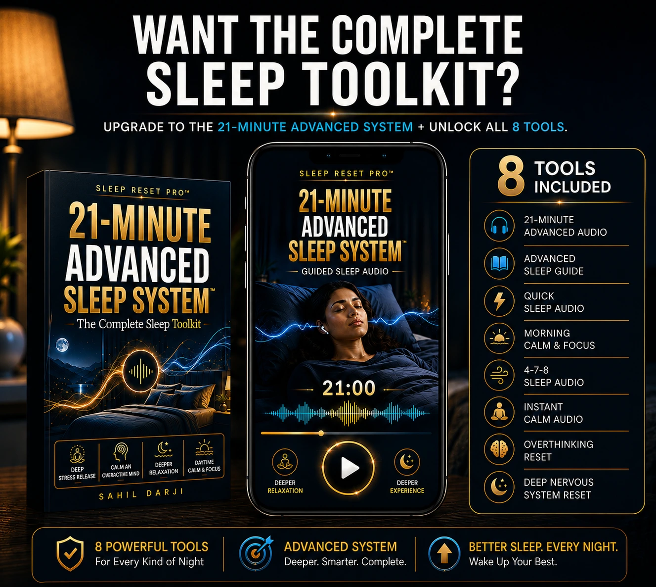 21-Minute Advanced Sleep System™ — Full Toolkit